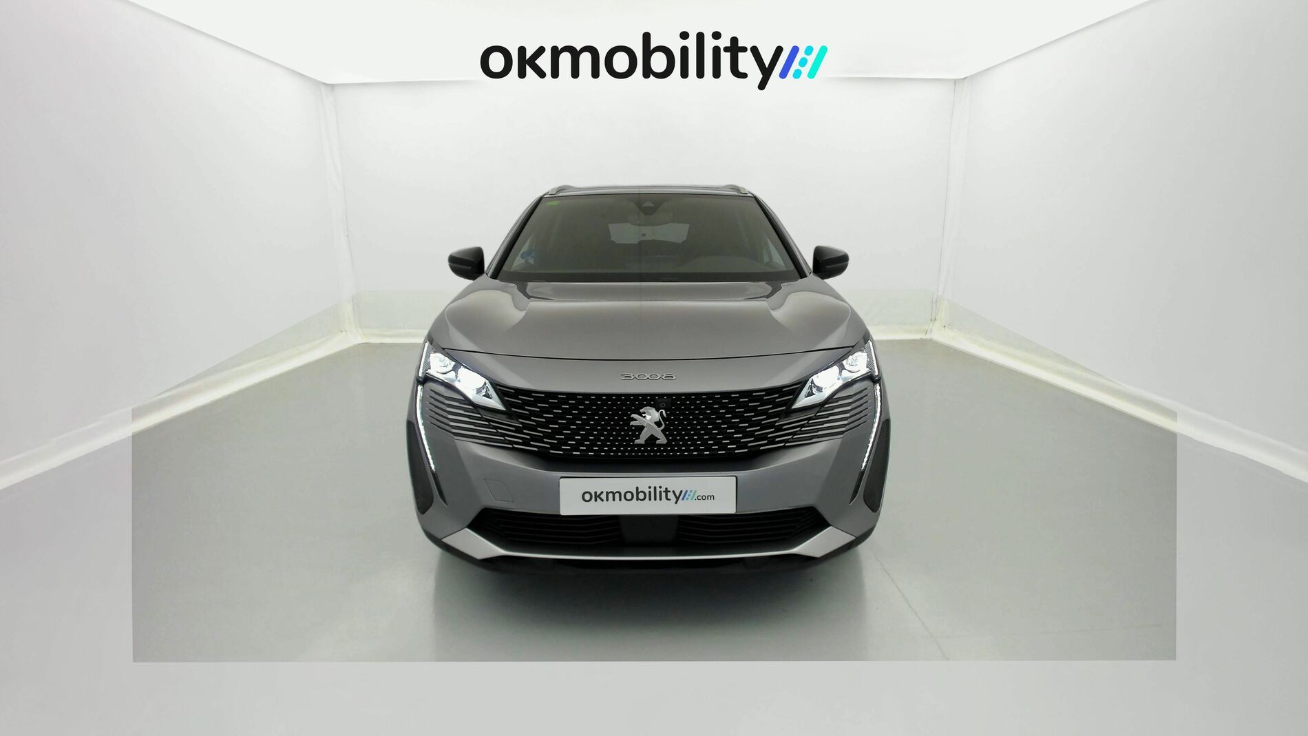 peugeot 3008 gt pack 1.6 HYBRID 300 EAT PHEV 2022 gris artense / negro 4
