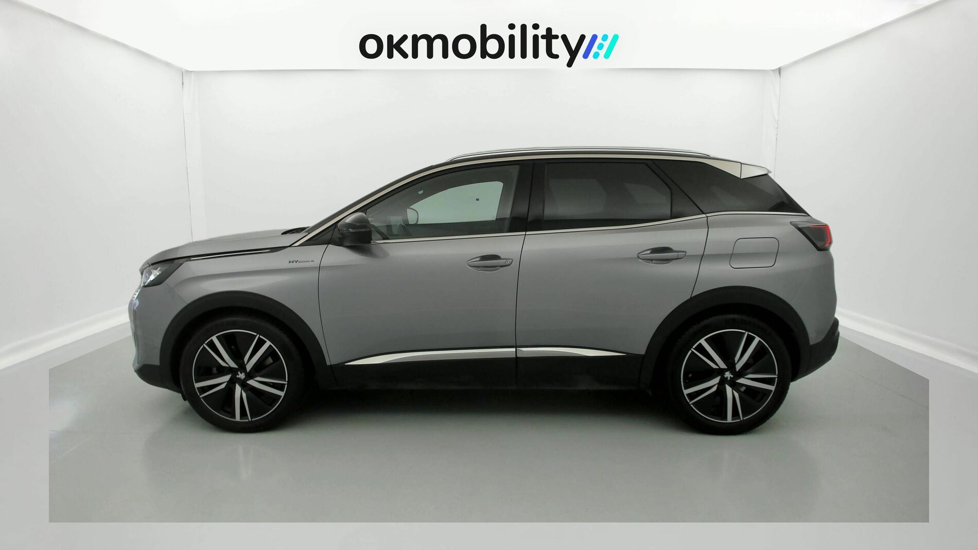 peugeot 3008 gt pack 1.6 HYBRID 300 EAT PHEV 2022 gris artense / negro 7