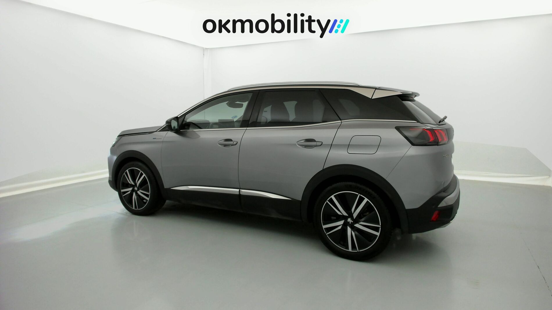 peugeot 3008 gt pack 1.6 HYBRID 300 EAT PHEV 2022 gris artense / negro 8