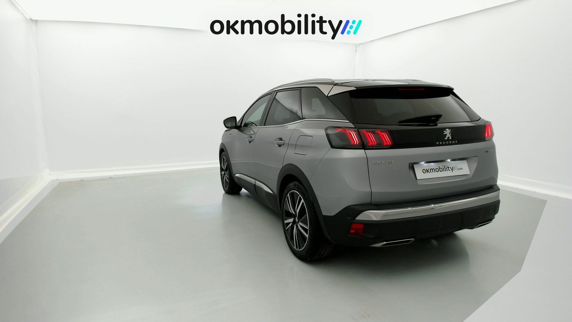 peugeot 3008 gt pack 1.6 HYBRID 300 EAT PHEV 2022 gris artense / negro 9