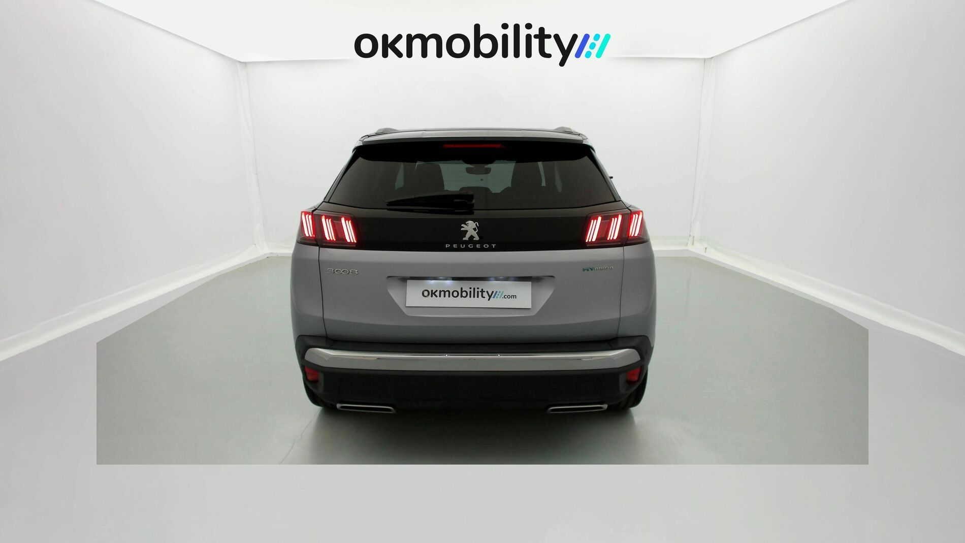 peugeot 3008 gt pack 1.6 HYBRID 300 EAT PHEV 2022 gris artense / negro 10