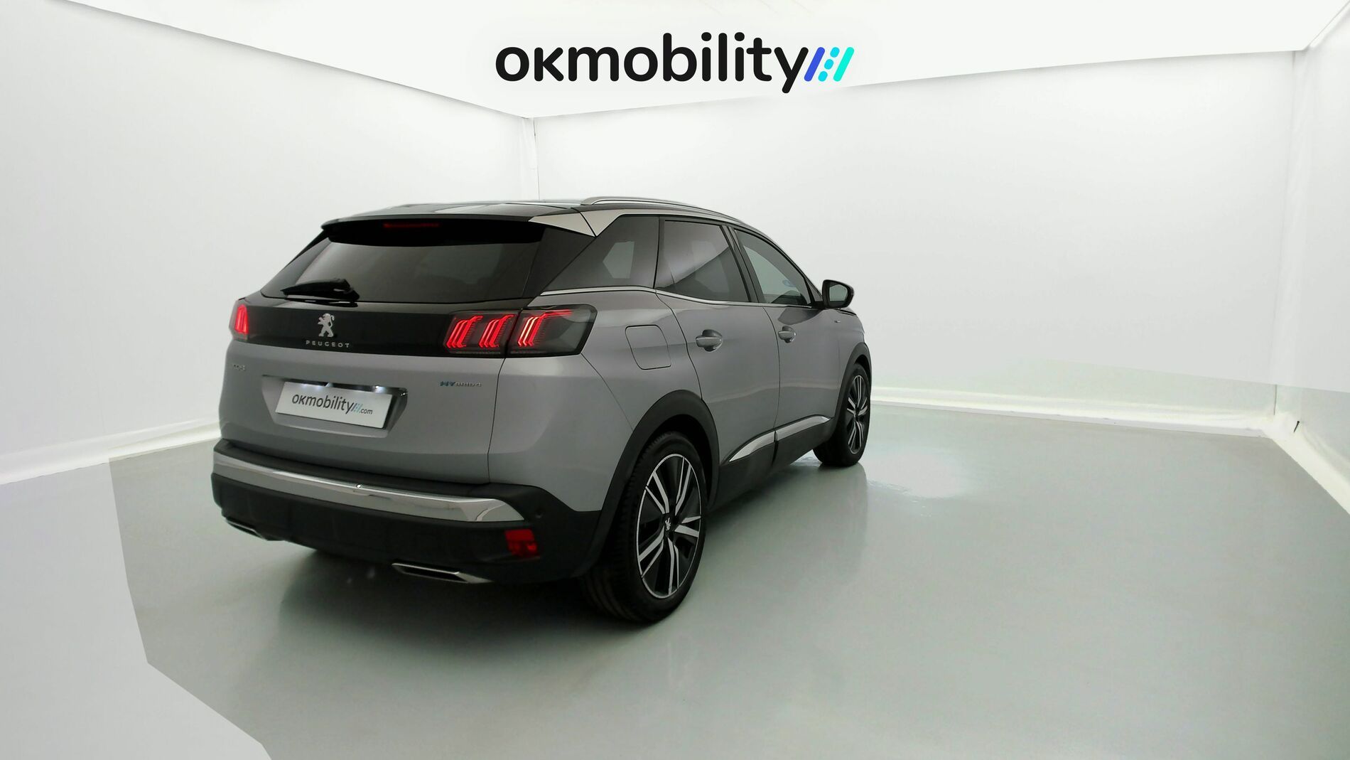 peugeot 3008 gt pack 1.6 HYBRID 300 EAT PHEV 2022 gris artense / negro 11