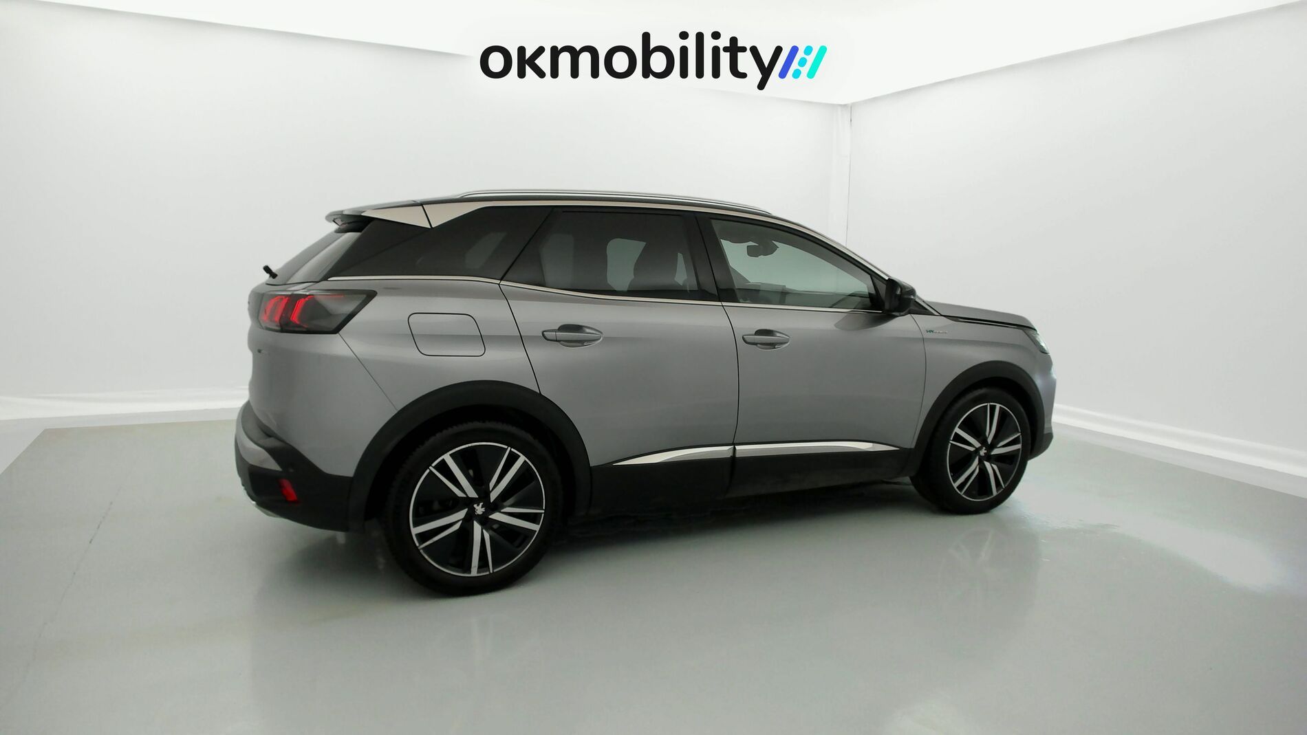 peugeot 3008 gt pack 1.6 HYBRID 300 EAT PHEV 2022 gris artense / negro 12