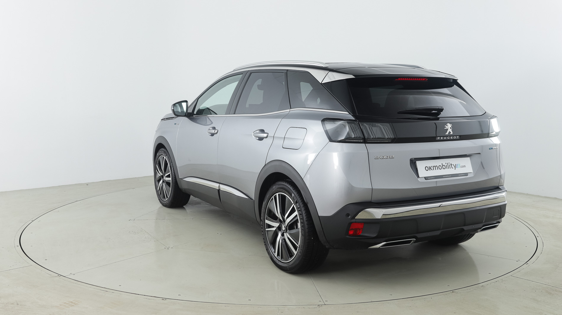 peugeot 3008 gt pack 1.6 HYBRID 300 EAT PHEV 2022 gris artense / negro 9