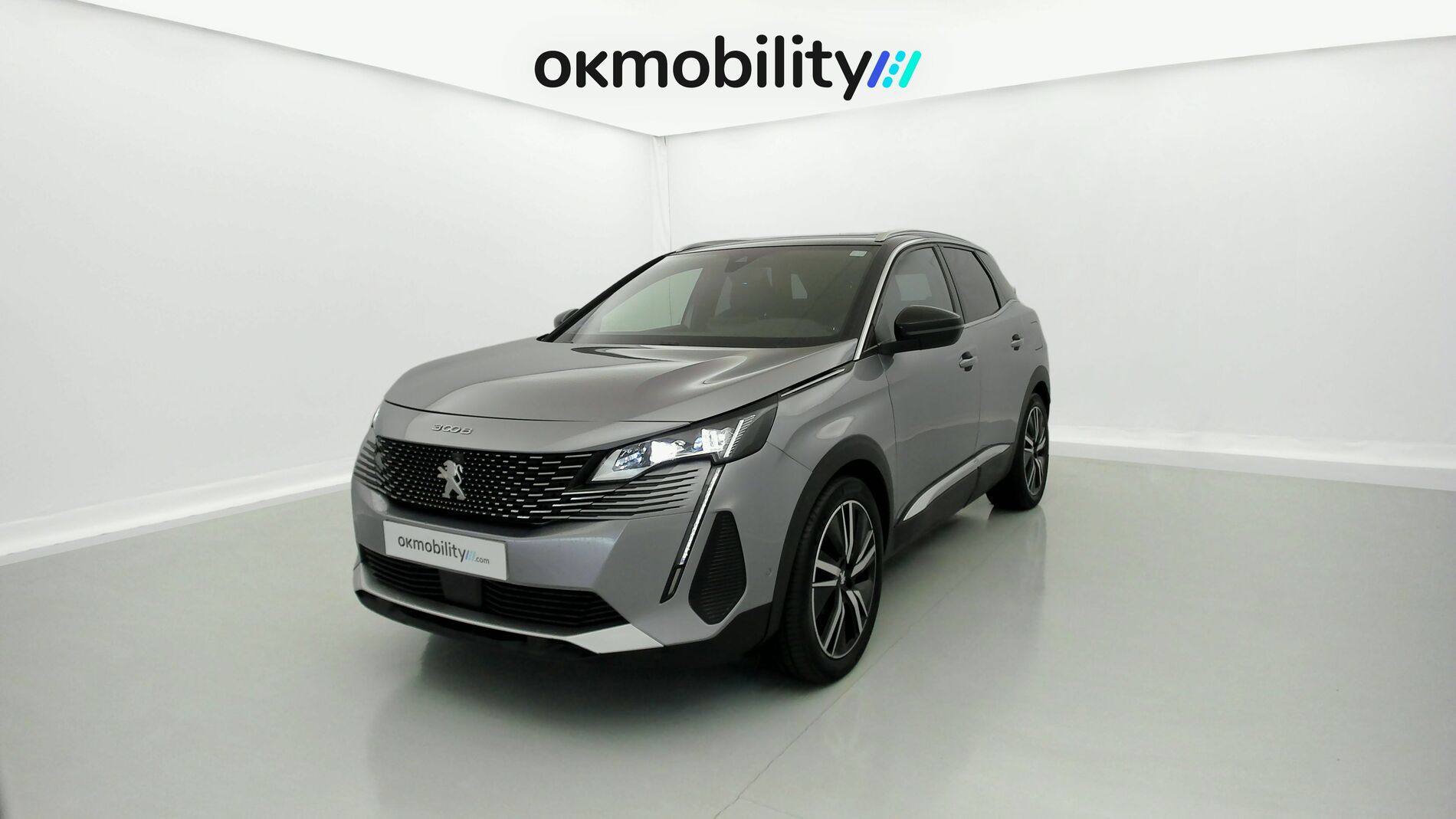 peugeot 3008 gt pack 1.6 HYBRID 300 EAT PHEV 2022 gris artense / negro 1