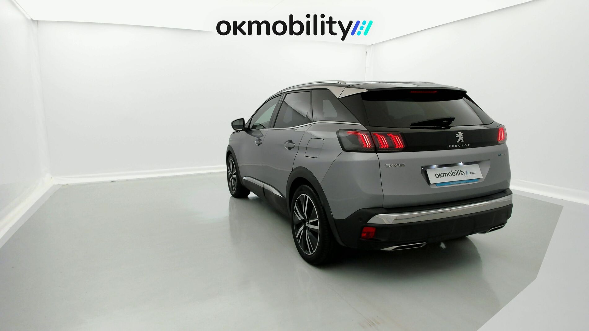 peugeot 3008 gt pack 1.6 HYBRID 300 EAT PHEV 2022 gris artense / negro 8