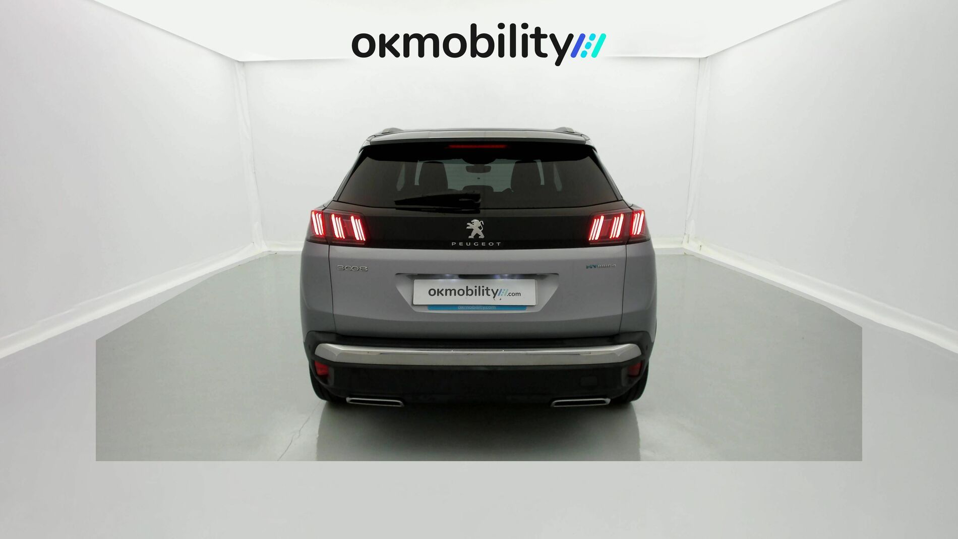 peugeot 3008 gt pack 1.6 HYBRID 300 EAT PHEV 2022 gris artense / negro 9