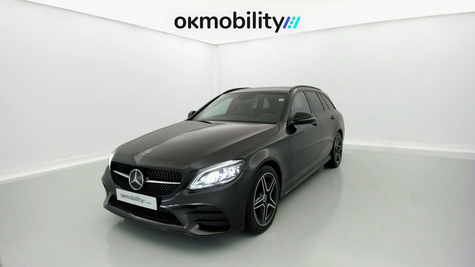 mercedes benz clase c estate amg line 220D 194 DCT 2021 black 1