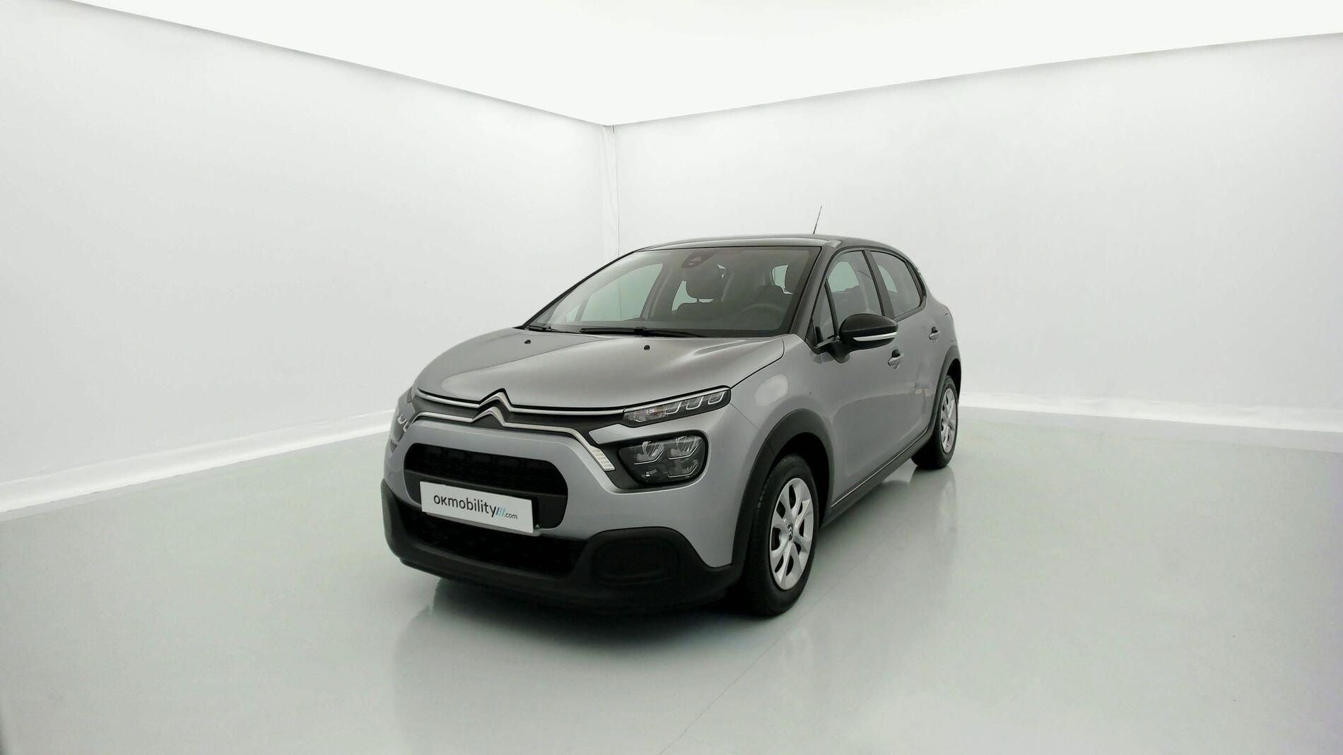 citroen c3 feel 1.2 PURETECH 83 2021 gris artense/toit noir onyx 1