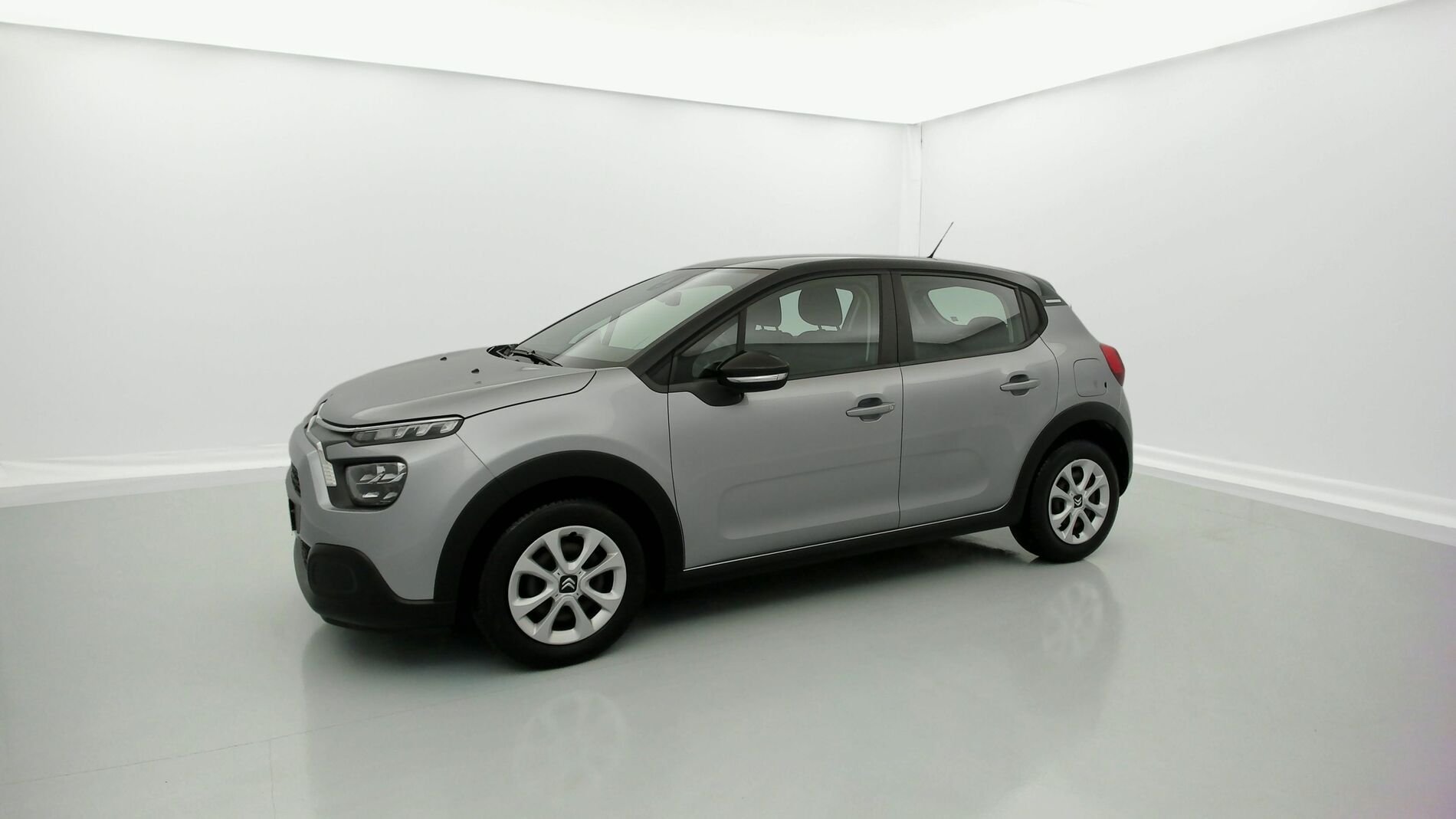citroen c3 feel 1.2 PURETECH 83 2021 gris artense/toit noir onyx 5