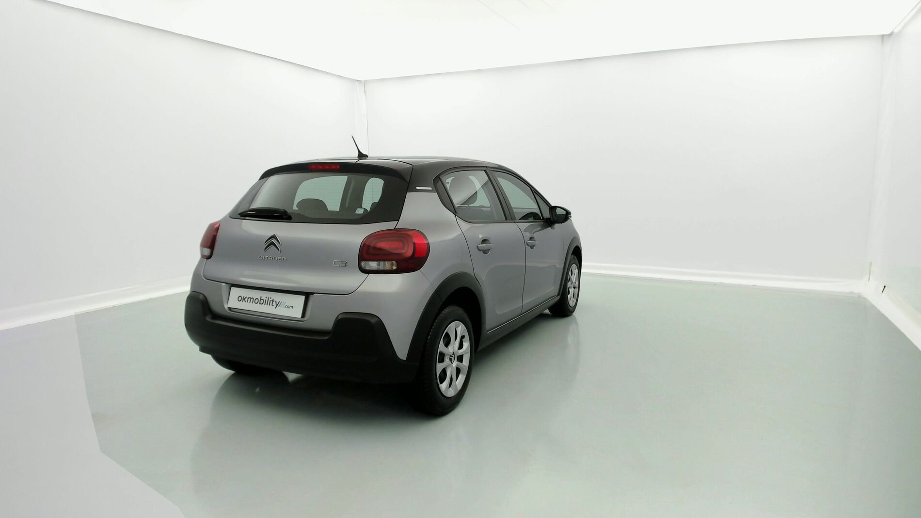 citroen c3 feel 1.2 PURETECH 83 2021 gris artense/toit noir onyx 11
