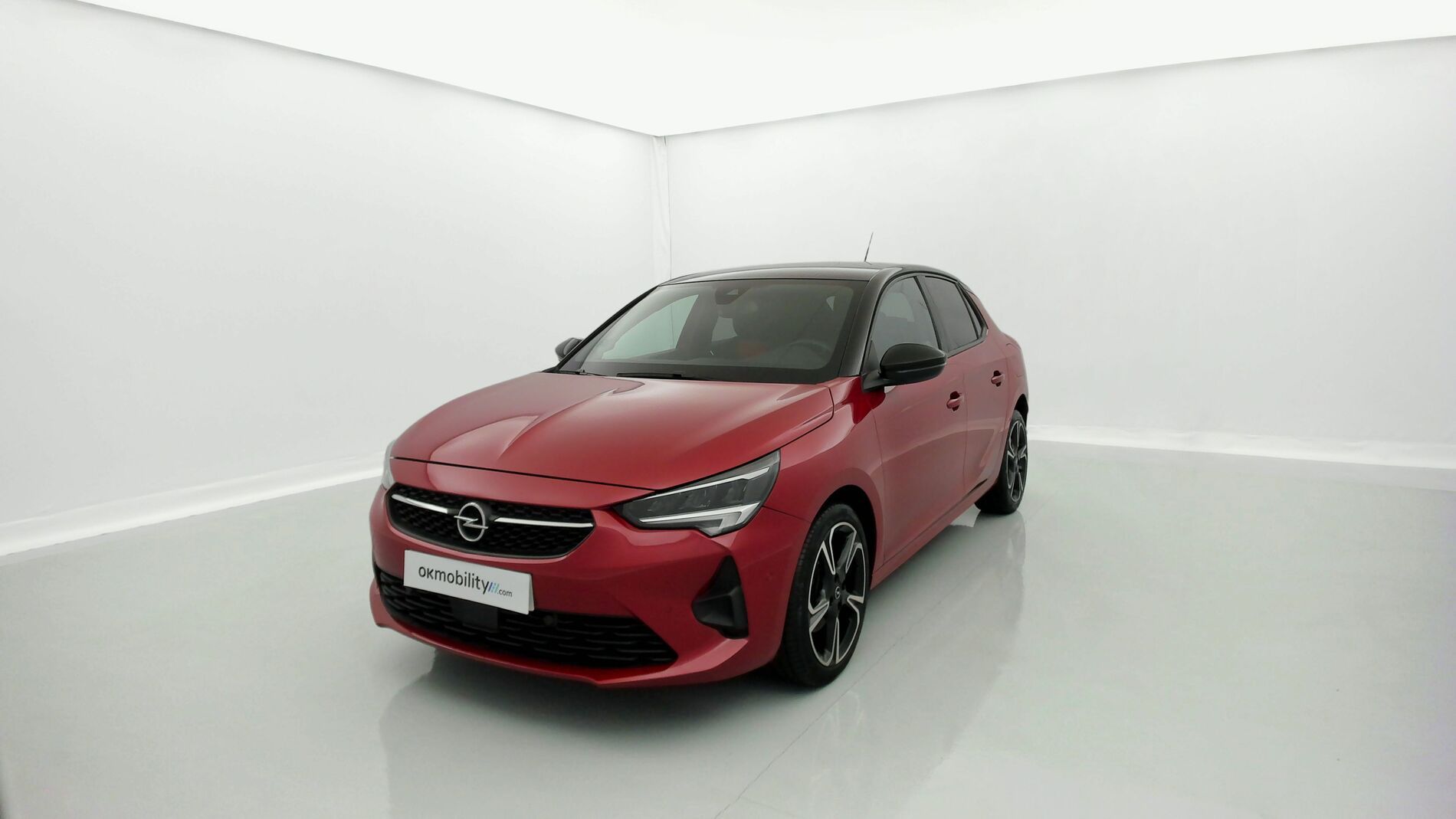 opel corsa gs line 1.2 100 2022 rojo incandescente / negro 1