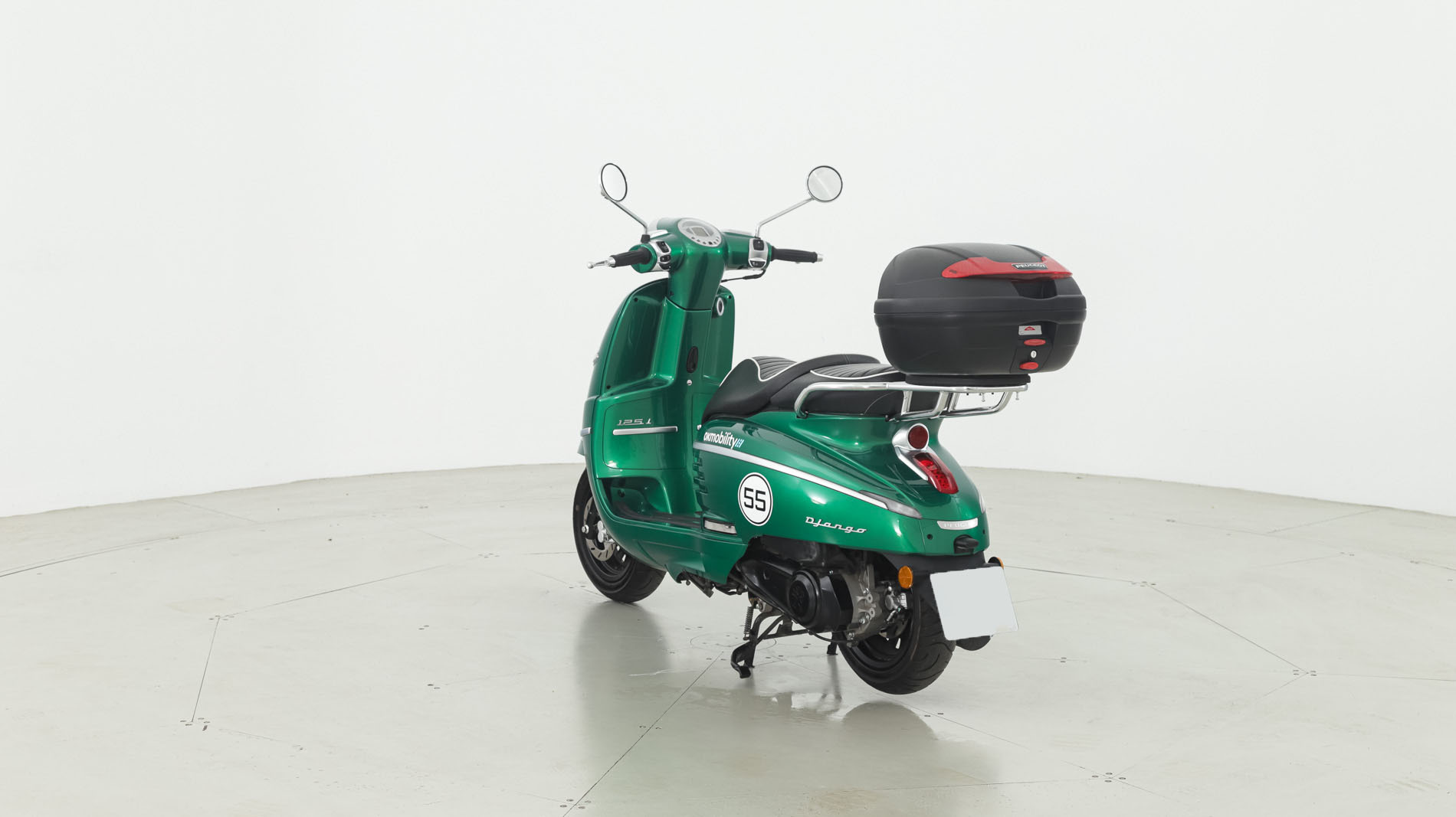 peugeot django 125 shadow 125CC 2022 racing green 10