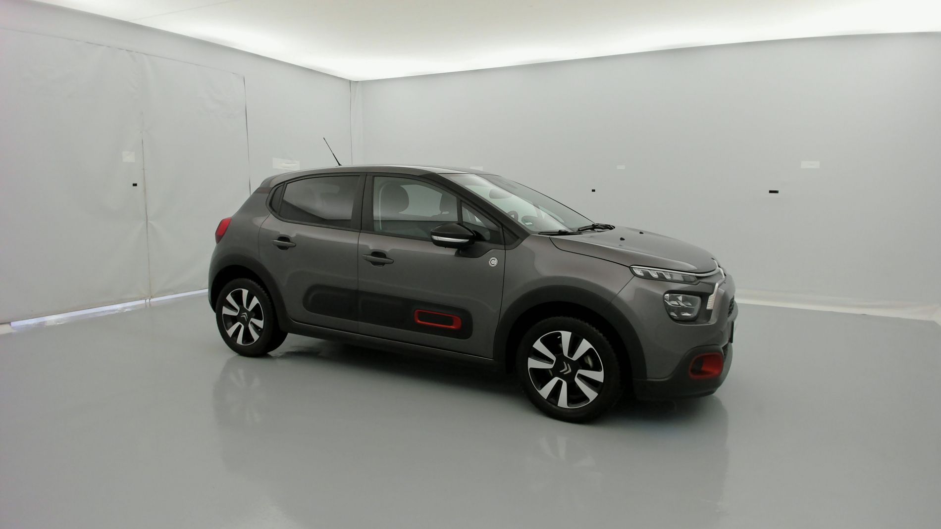 citroen c3 c series 1.2 PURETECH 83 2022 platinium grau metallic 2