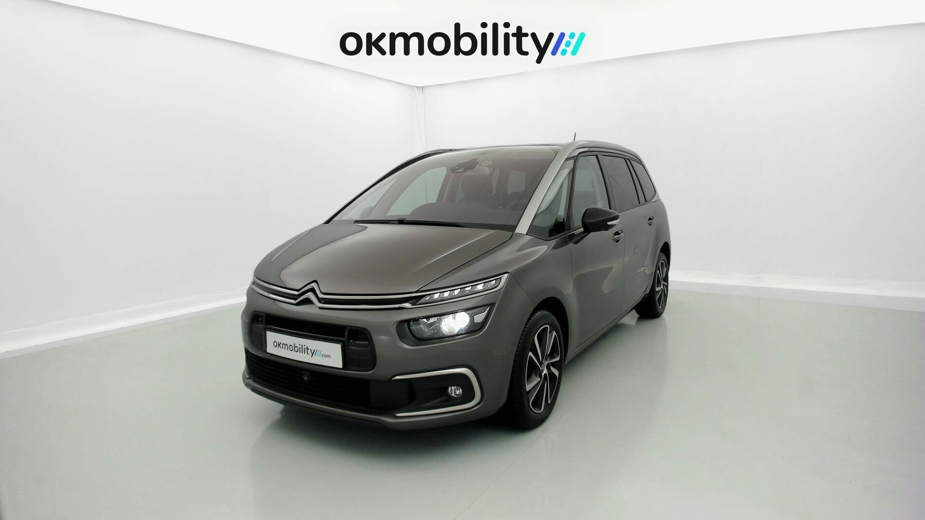 citroen c4 grand spacetourer shine pack 1.5 BLUEHDI 130 EAT 2021 platinum-grau 1