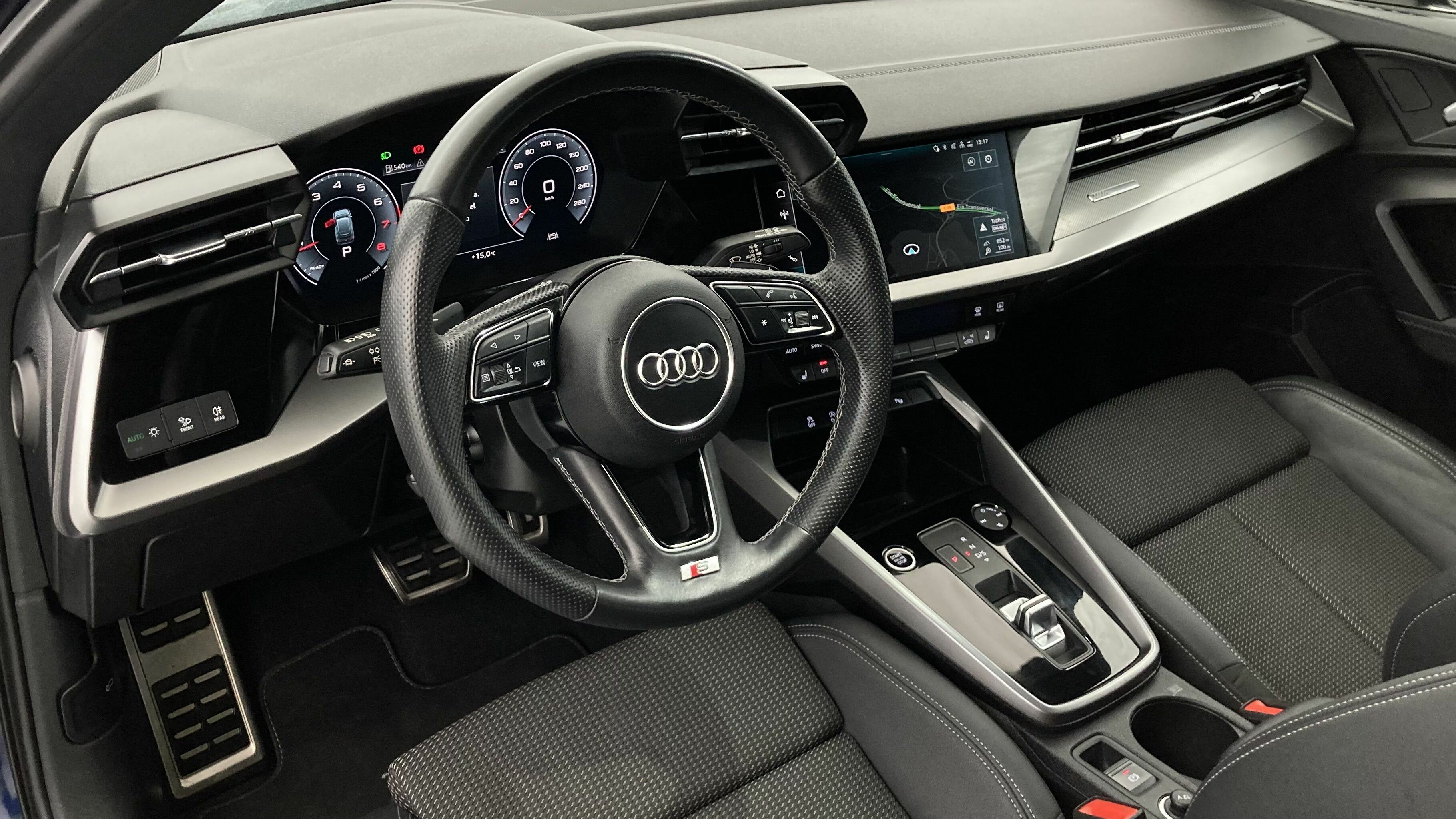 audi a3 sportback s line 35 TFSI 150 STRONIC 2023 navarrablau metallic 16