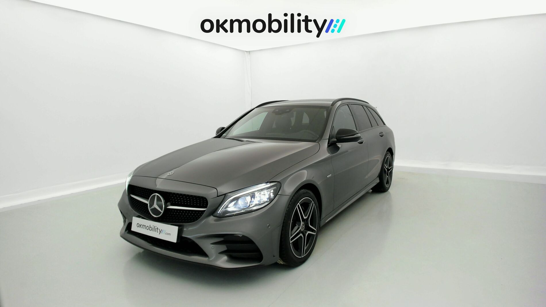 mercedes benz clase c estate amg line 220D 194 DCT 2021 grey metal 1