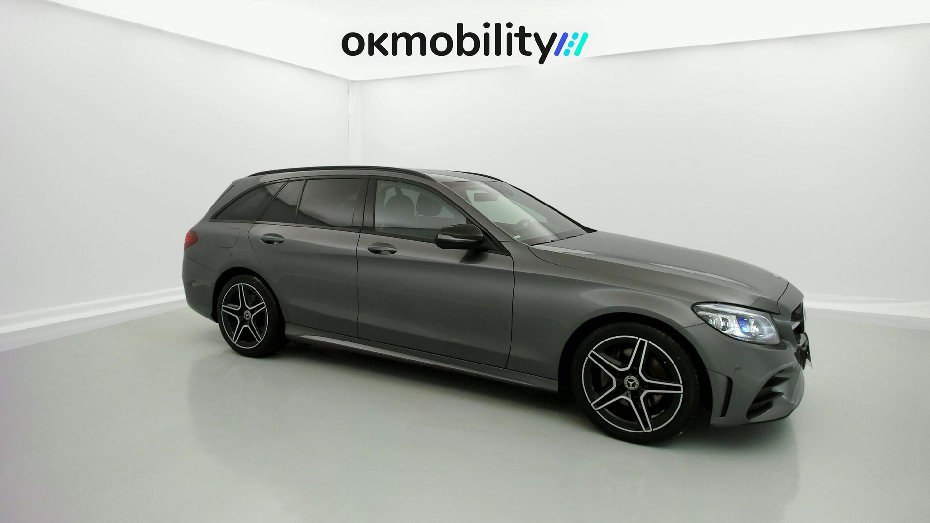 mercedes benz clase c estate amg line 220D 194 DCT 2021 grey metal 2