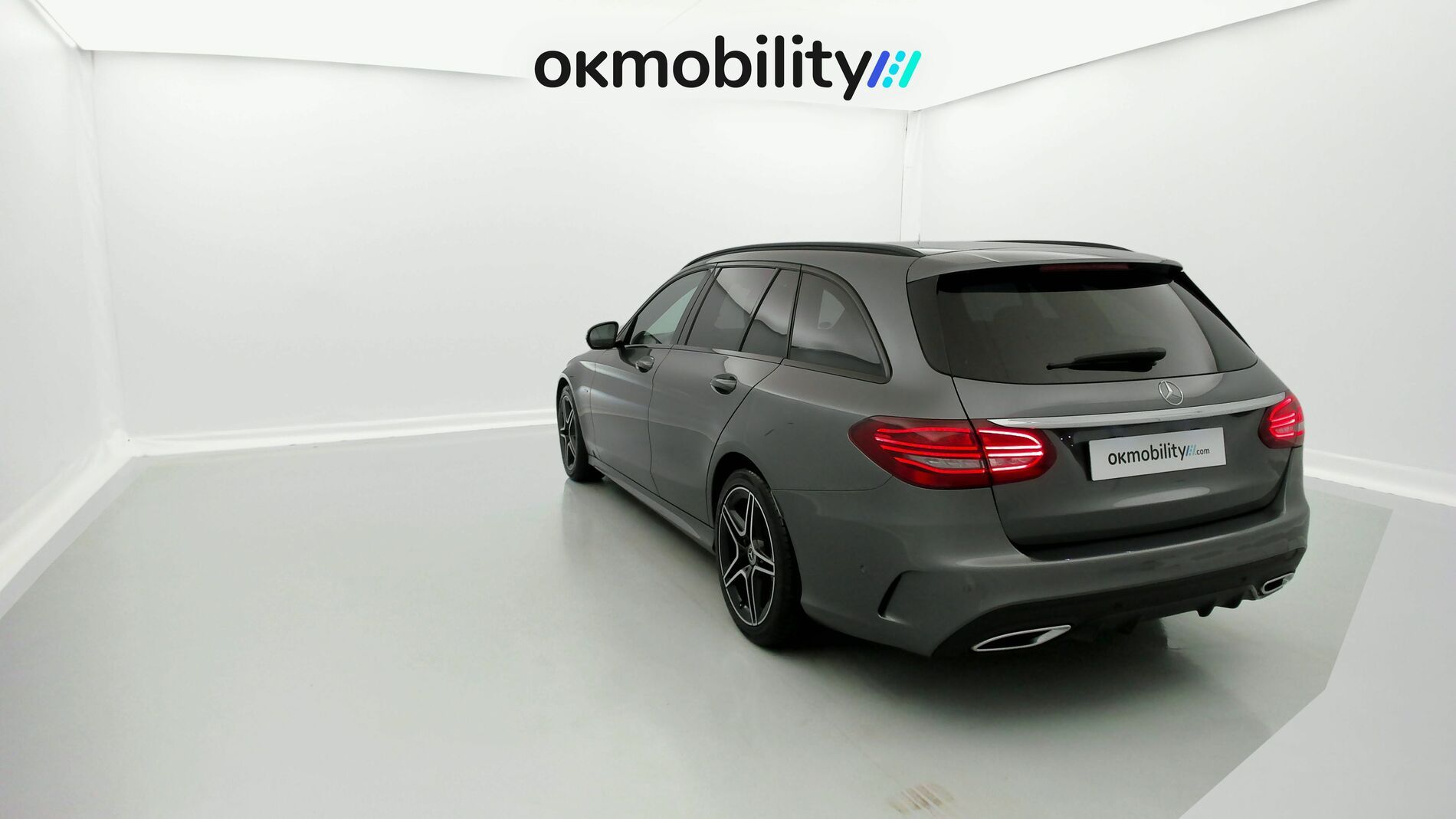 mercedes benz clase c estate amg line 220D 194 DCT 2021 grey metal 9